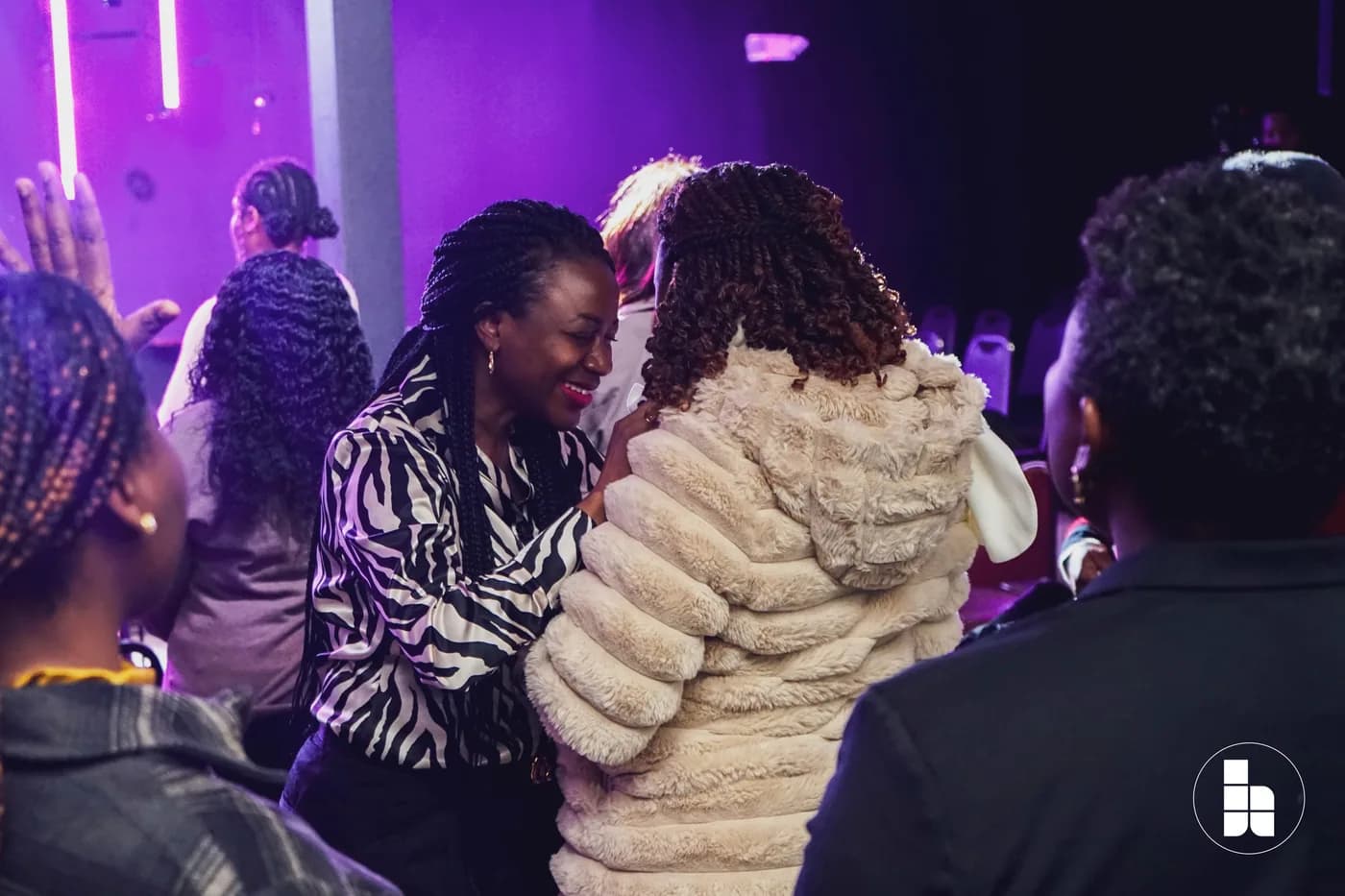 The congregation during a Sunday service at Jubilee Place