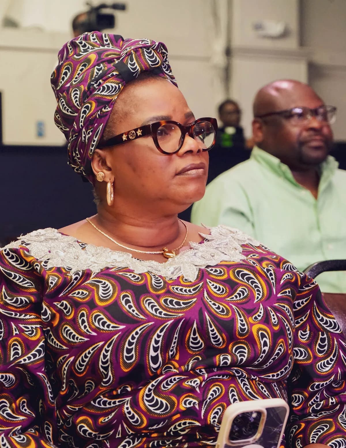 A member of Jubilee Place during Sunday worship