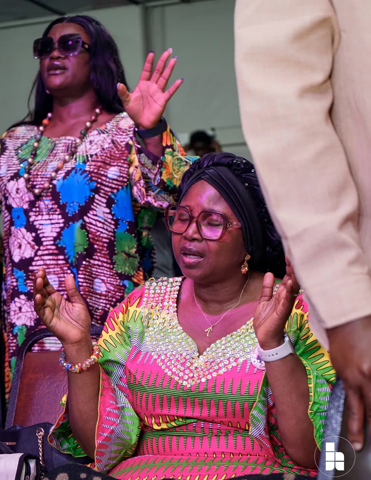 Members worshipping together on a Sunday